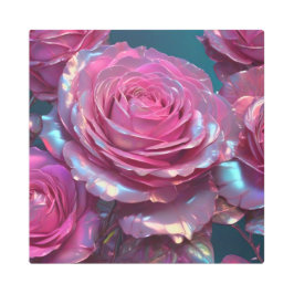 Elegante arte mural Metalizado