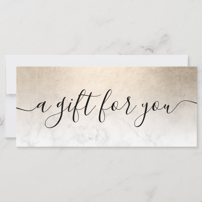 Elegante artista de maquillaje de mármol blanco do (Anverso)