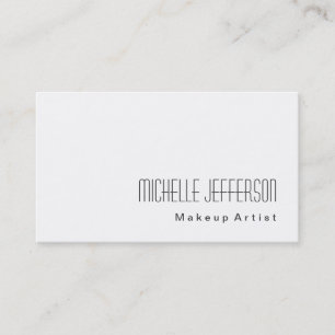Elegante artista de maquillaje Tarjeta de visita d