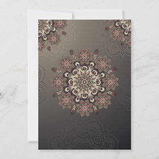 Elegante auto de invitación a la boda india person