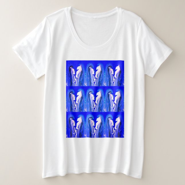 Elegante azul de verano hermoso (Anverso del diseño)