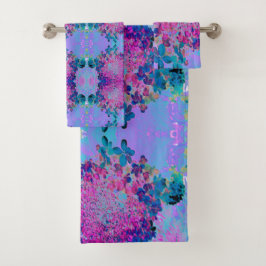 Elegante azul oscuro e hidrangea recta magenta