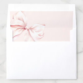 Elegante Baby Shower Bow Rosa