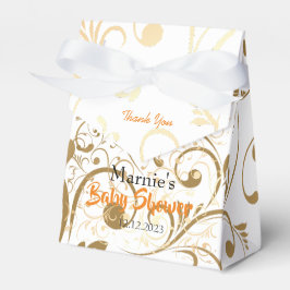 Elegante Baby Shower Gracias A Favor De Las Cajas