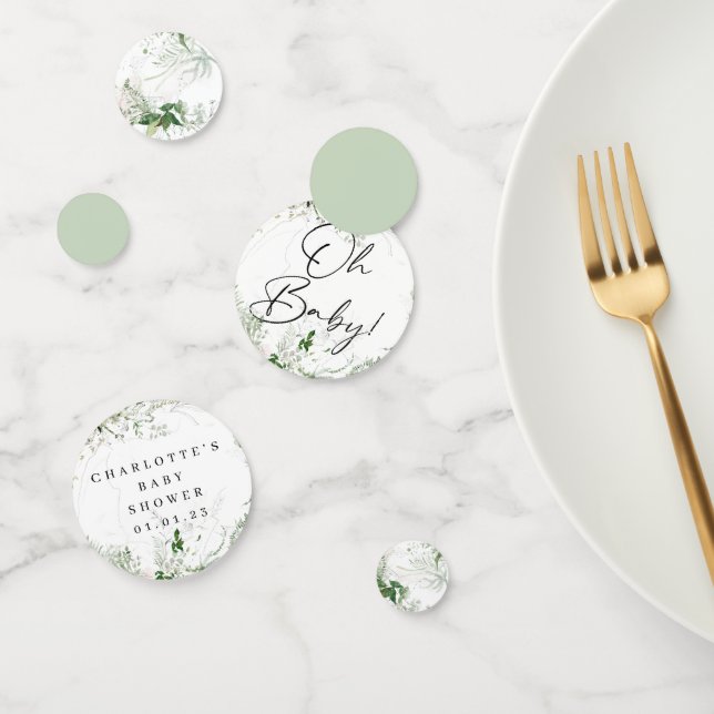 Elegante Baby Shower Table Confetti (Grupo)