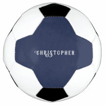Elegante Balón de Fútbol con Nombre Personalizado