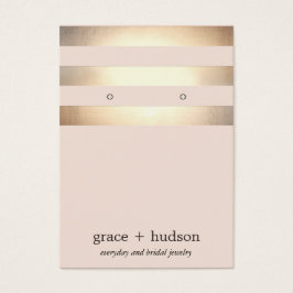 Elegante Banda dorada Pantalla de anclaje rosa mod