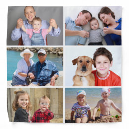 Elegante Bandana de 6 Collages de fotos