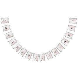 Elegante Bandera De Bandera Floral De Lazo Blanco