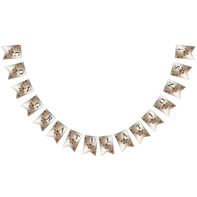 Elegante Bandera de Bungalows de flores de joyas d (Todo)