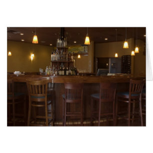 Elegante Bar Blank Card