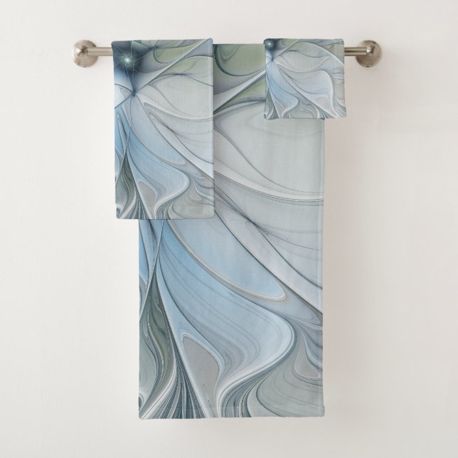 Elegante Belleza Moderna Resumen Flor de Arte Frac (In situ)