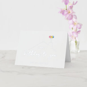 Elegante Bienes Inmobiliarios de Cumpleaños Feliz