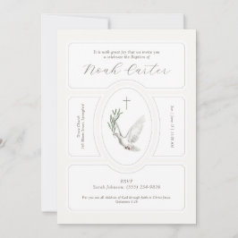 Elegante bifurcación Oleícola Invitación al bautis