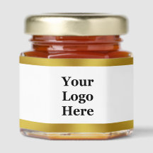 Elegante blanco y falso oro tu logotipo aquí