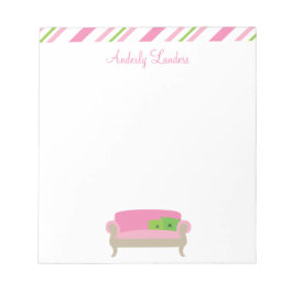 Elegante Bloc de notas personalizado Sofa