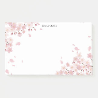 Elegante Blossom de cerezos Notas personalizadas p