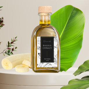 Elegante boceto de la etiqueta de extracción de pl