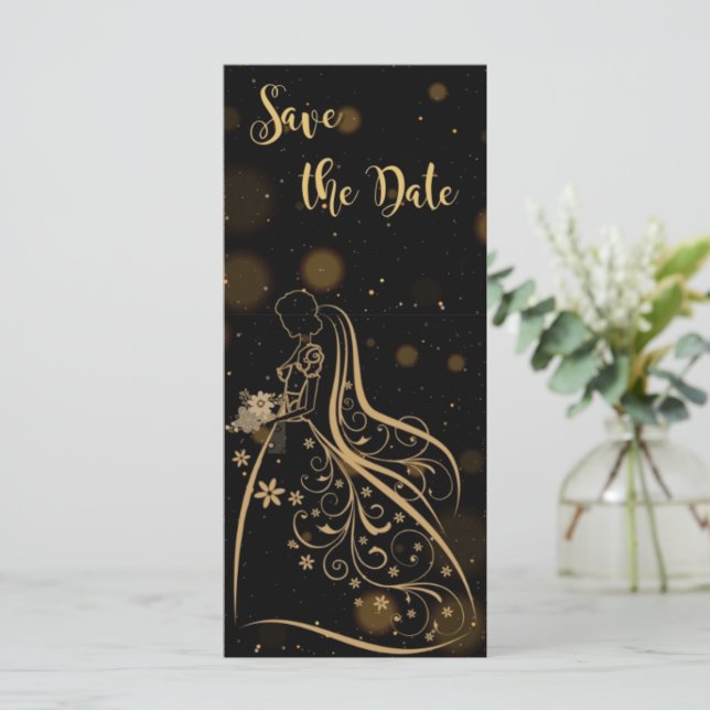 elegante boda (Anverso de pie)