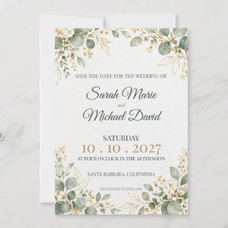 Elegante Boda al Agua con Eucalipto Verde Salvia