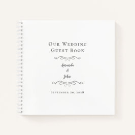 Elegante Boda Clásica Gray Budget Libro
