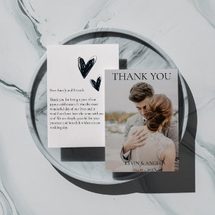 Elegante Boda de fotos personalizado Tarjeta de ag