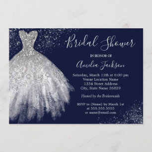 Elegante Boda de la Marina con la invitación a bañ