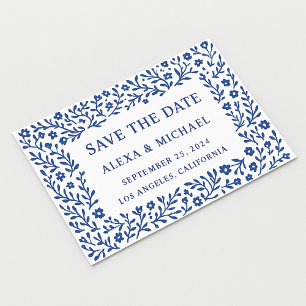 Elegante Boda de Oro Guardar la Tarjeta de Fecha