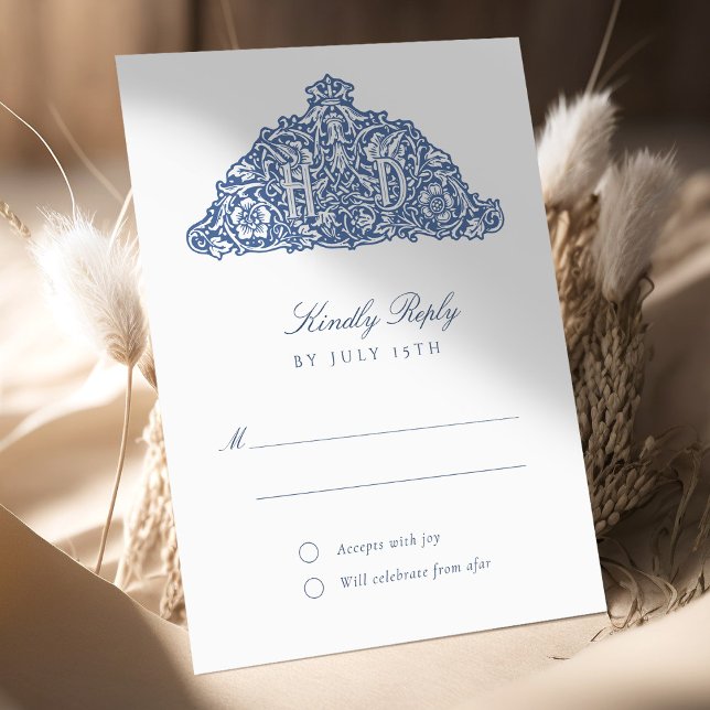 Elegante Boda de tarjetas RSVP inspirado por Willi (Subido por el creador)