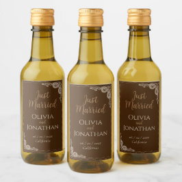 Elegante Boda elegante de bronce ornamentado