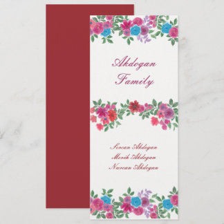 Elegante Boda floral de color vintage