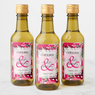 Elegante Boda floral rosa Mini