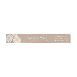 Elegante Boda Floral White Daisies
