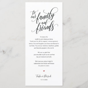 Elegante Boda Gracias Colocar Tarjeta