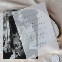 Elegante Boda Minimalista negro y blanco