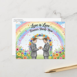 Elegante boda moderna Guardar la postal de la fech