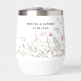 Elegante Boda Pink Wild Floral