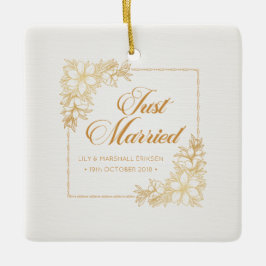 Elegante Boda recién casado | Ornamento cerámico