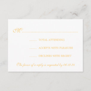 Elegante Boda RSVP Luces de cuerda de oro