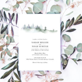 Elegante Boda Rústico Verde de Woodland