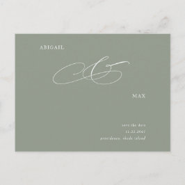 Elegante boda sabia Salva la Invitación de fecha