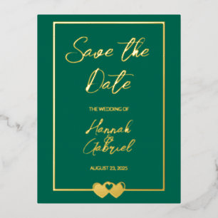 Elegante boda verde salva la postal del Relieve me