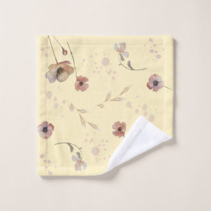 Elegante Boho Acuarela Flor Silvestre Mantequilla