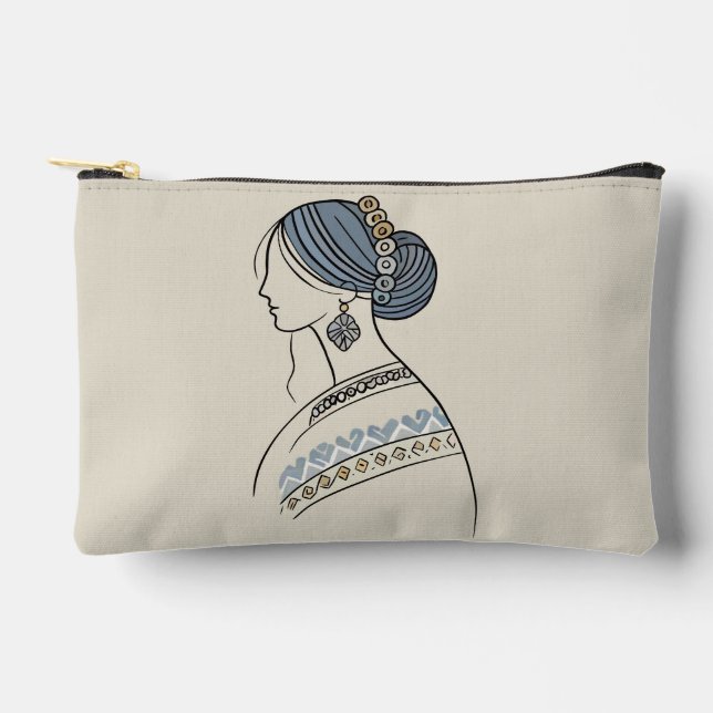 Elegante bolsa de arte folclórico ucraniano (Anverso)