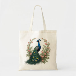 Elegante Bolsa de Compras Peacock