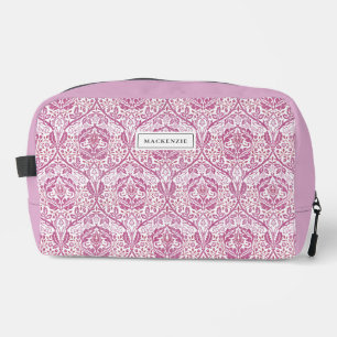 Elegante bolsa de inodoro con motivos florales ros