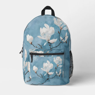 Elegante bolsa de mochila de la Magnolia Azul