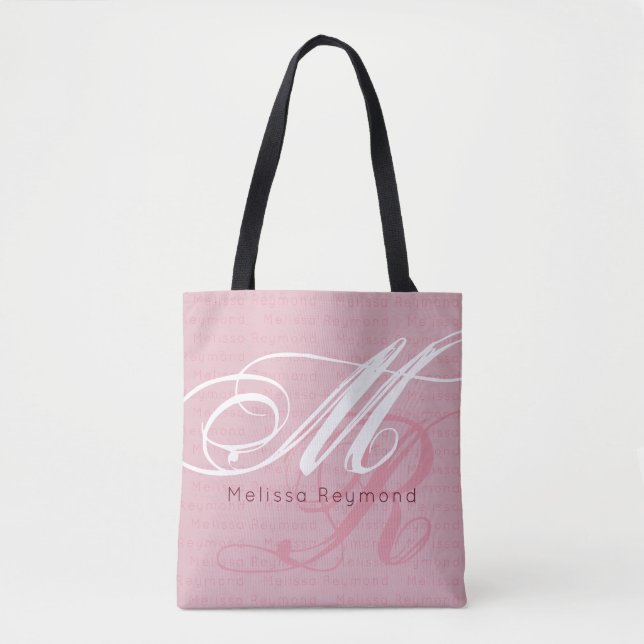 elegante bolsa de tetas rosadas monogramo de impre (Anverso)