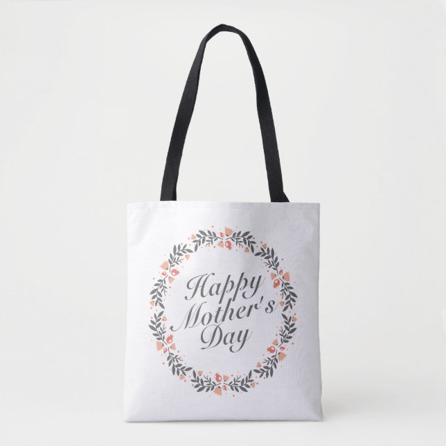 Elegante bolsa de tocador floral del Día de la Mad (Anverso)