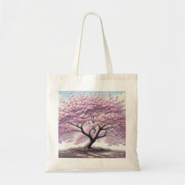 Elegante Bolsa de Tote con flores de cerezo